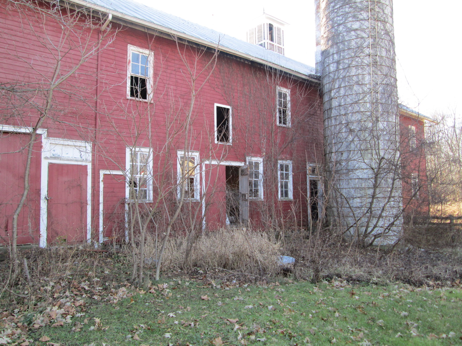 An old horse barn in Jackson, Michigan