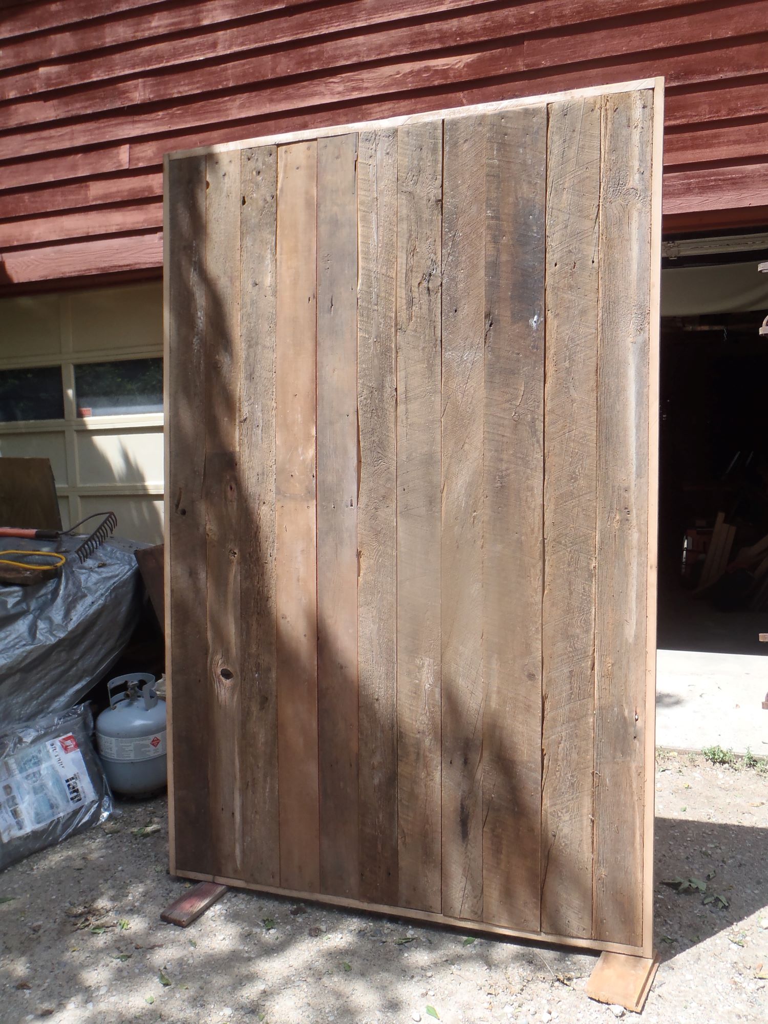 One of the first barnwood sliders Jim made