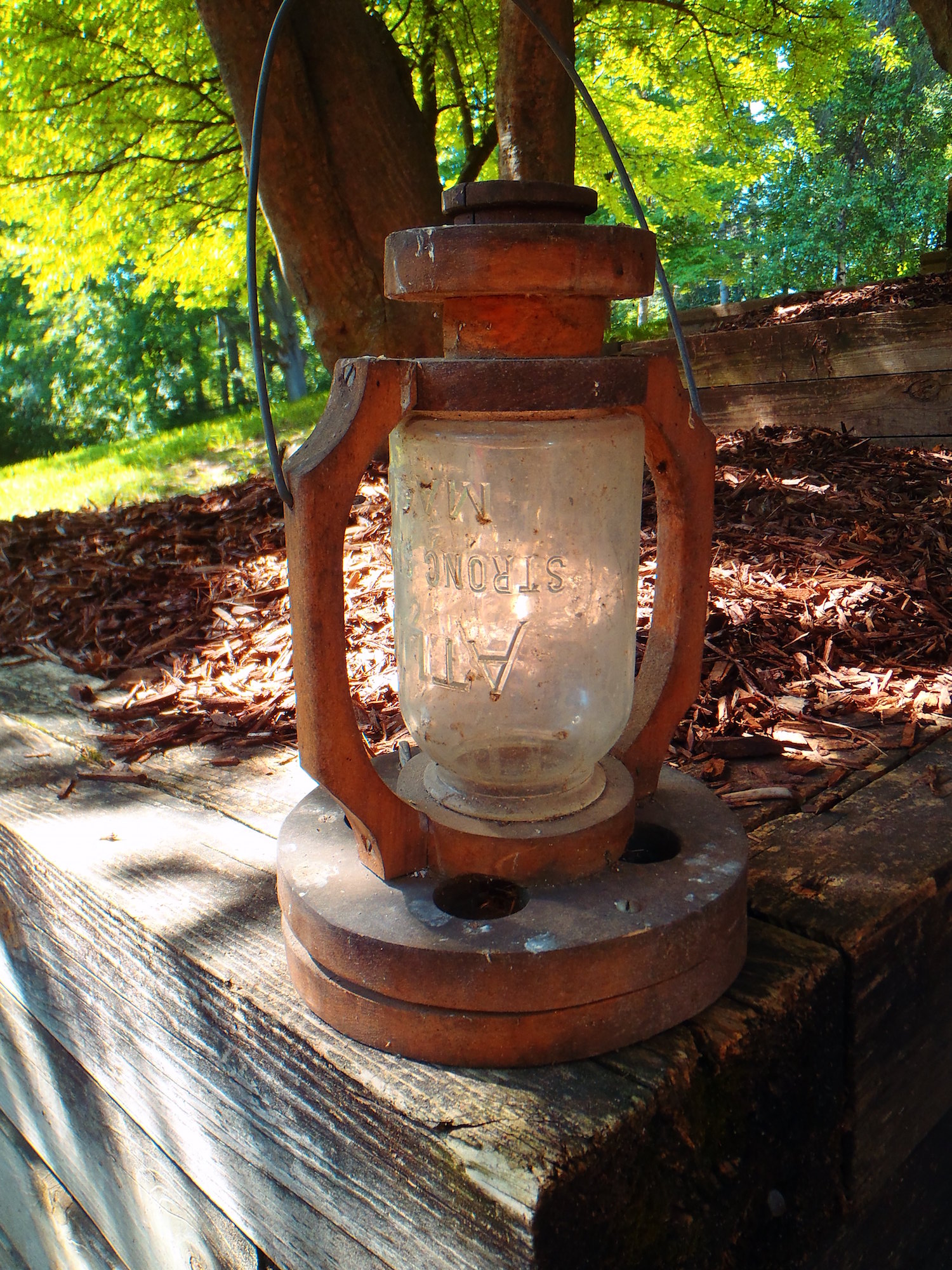 An antique lantern